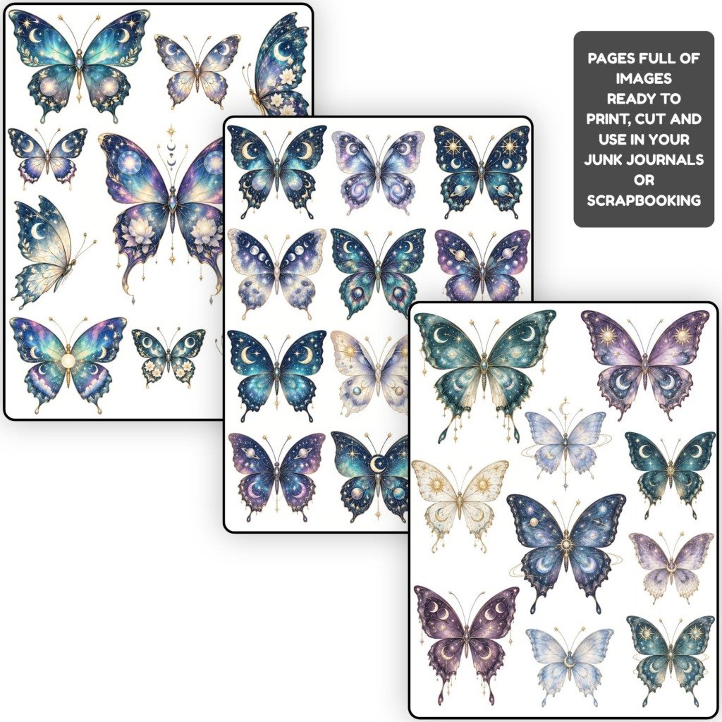 Celestial butterflies sheets (2)
