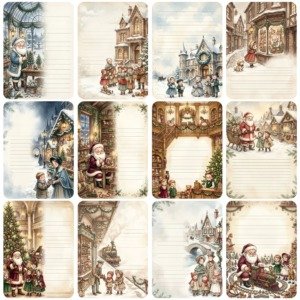 Chibi Christmas Lined Papers (3)