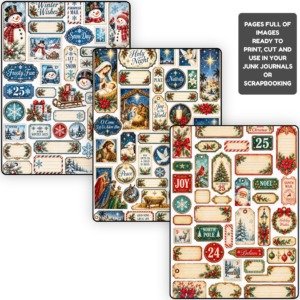 Christmas Mini Tags Fussy Cuts (2)