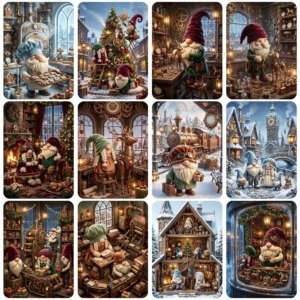 Christmas Steampunk Gnomes Pages (2)