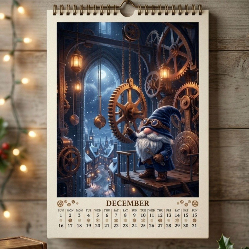 Christmas Steampunk Gnomes Pages (3)
