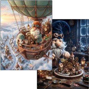 Christmas Steampunk Gnomes Pages (8)