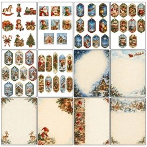 Christmas Vintage Junk Journal Kit (3)