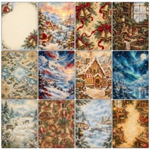 Christmas Vintage Junk Journal Kit (4)