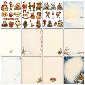 Christmas Vintage Junk Journal Kit (5)