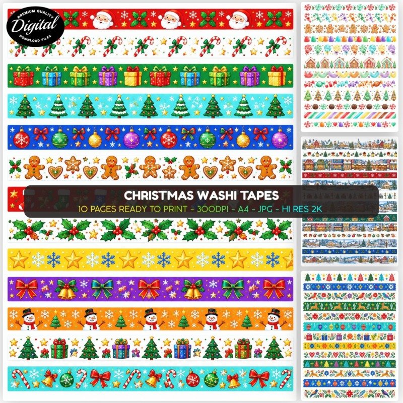 Christmas Washi Tapes (1)