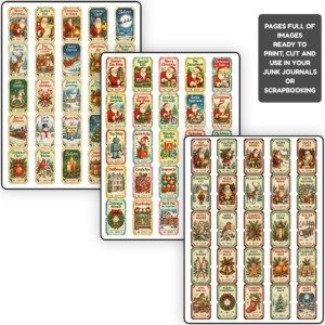 Christmas stamps strips (2)