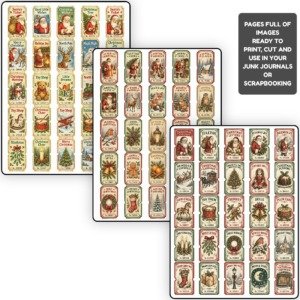 Christmas stamps strips (3)