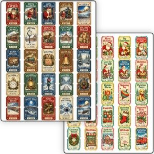 Christmas stamps strips (5)