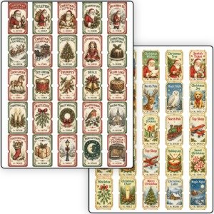 Christmas stamps strips (6)
