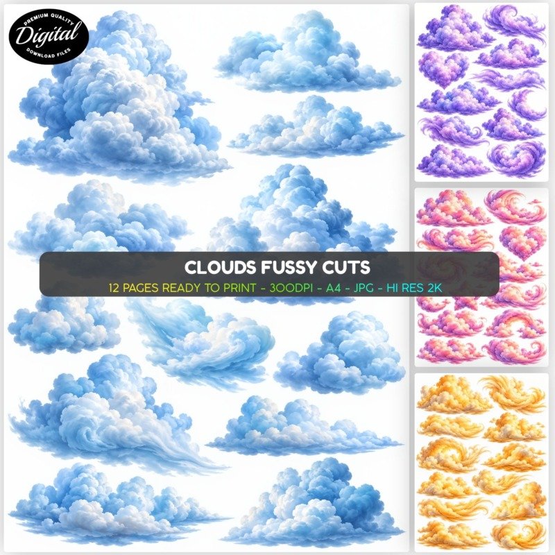 Clouds Fussy Cuts (1)