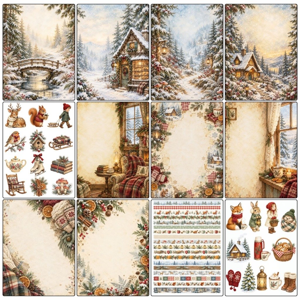 Cozy Winter Junk Journal Kit (2)
