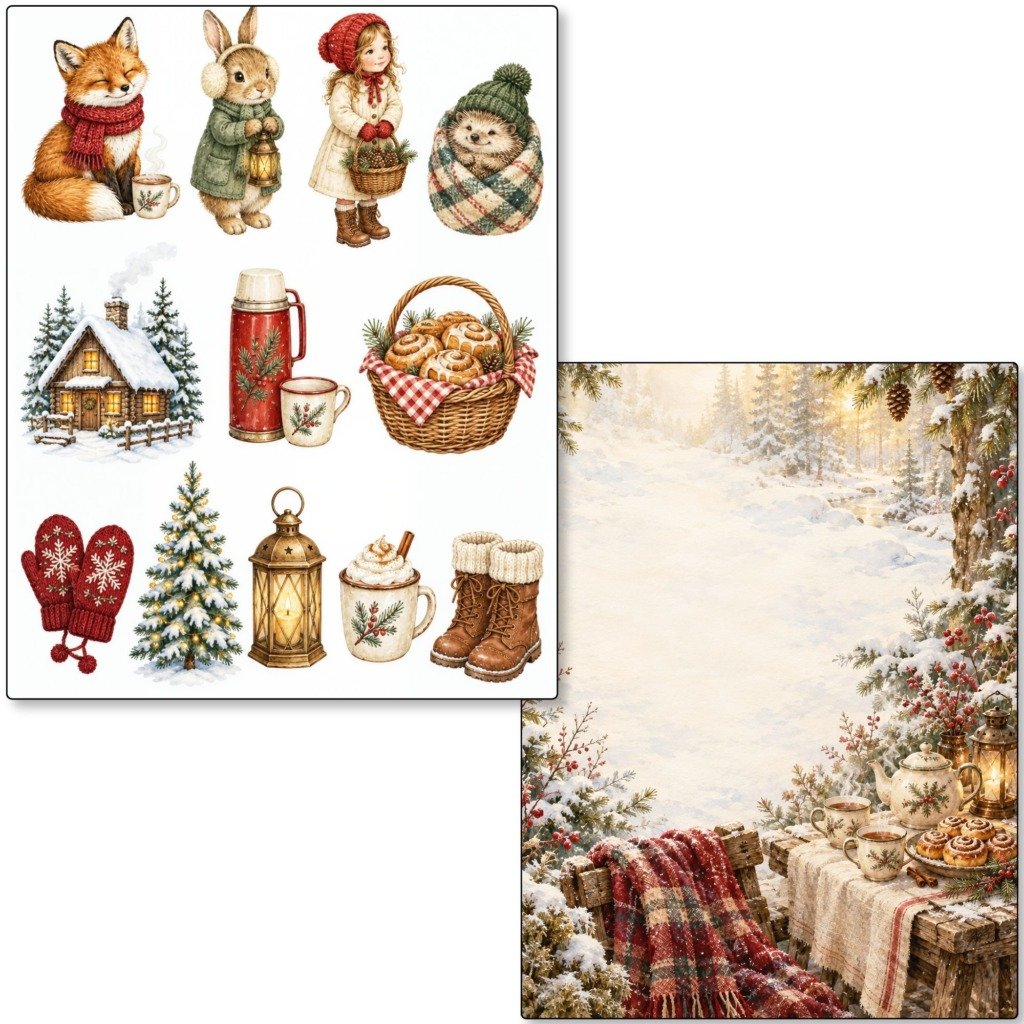 Cozy Winter Junk Journal Kit (3)