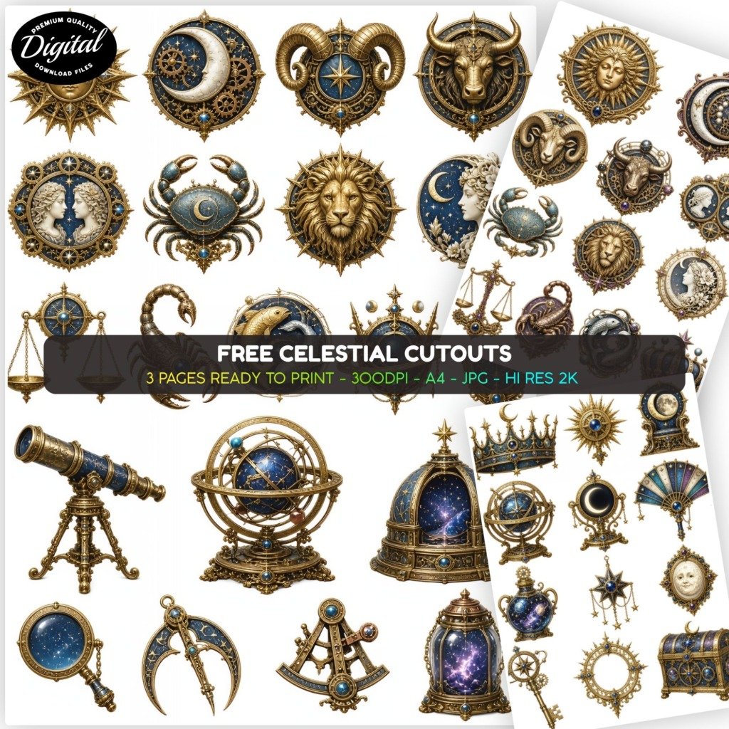 Free Celestial Cutouts promo