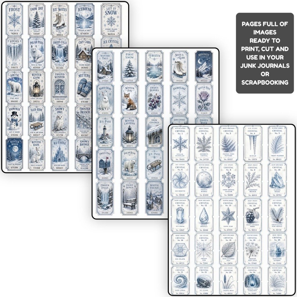 Ice and Snow Stamp Strips (2)