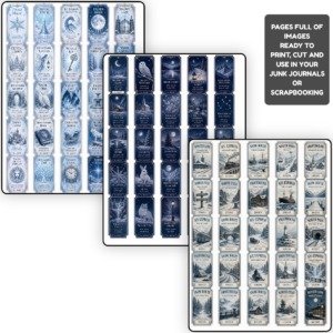 Ice and Snow Stamp Strips (4)