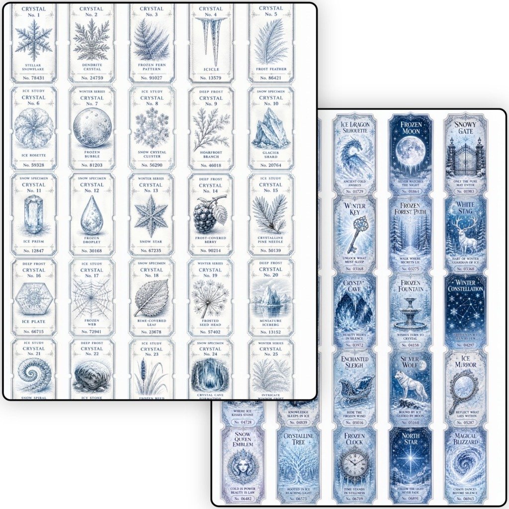 Ice and Snow Stamp Strips (7)