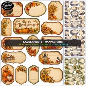 Label Sheets Thanksgiving (1)