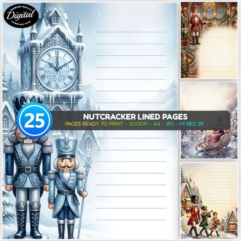 Nutcracker Lined Pages (1)