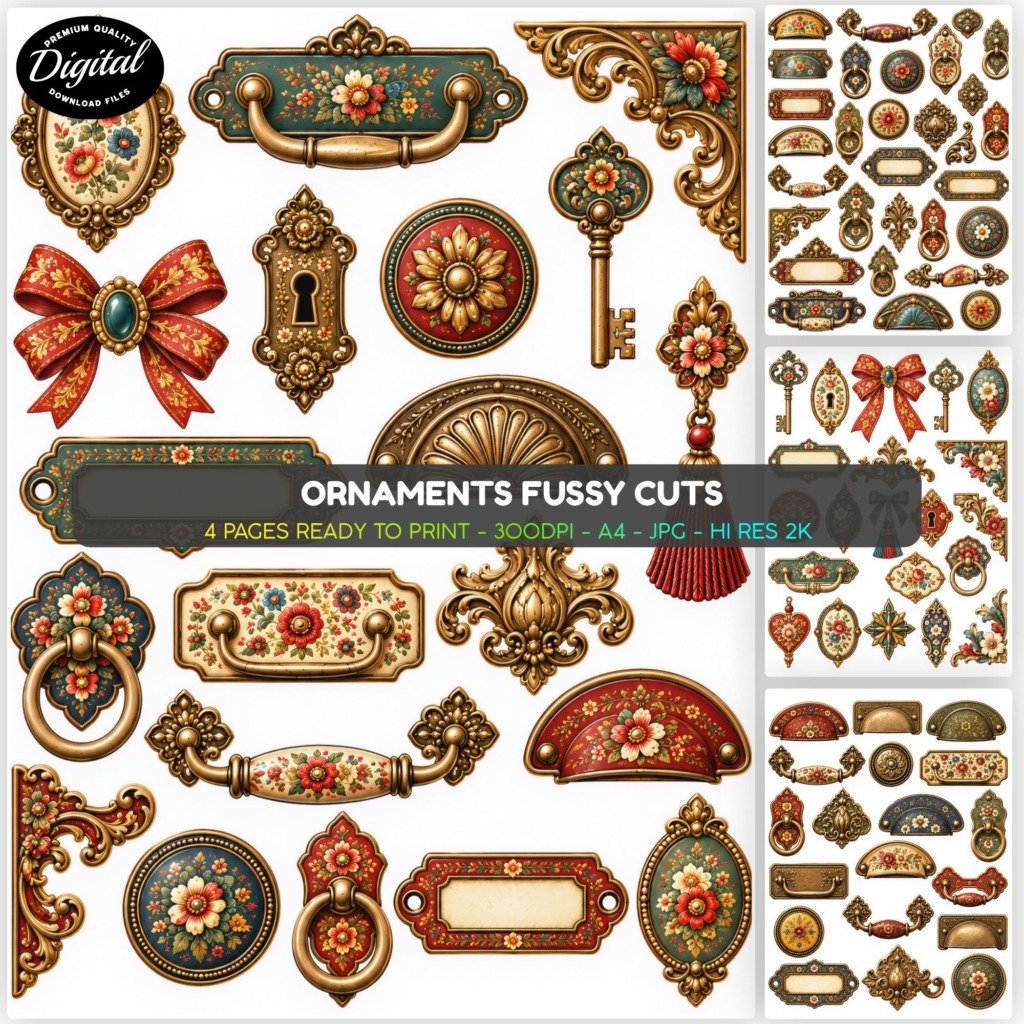 Ornaments Fussy Cuts (1)