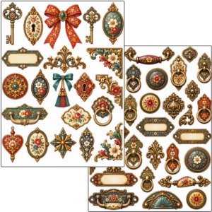 Ornaments Fussy Cuts (3)