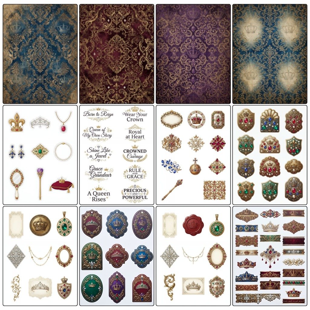 Queen Accessories Junk Journal Kit (2)