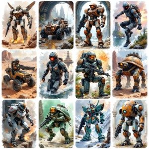 Robots and Mechas Pages 2 (2)