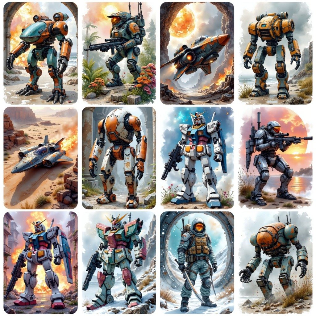 Robots and Mechas Pages 2 (4)