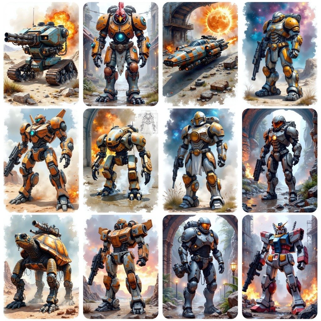 Robots and Mechas Pages 2 (5)