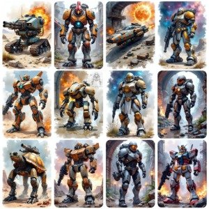 Robots and Mechas Pages 2 (5)