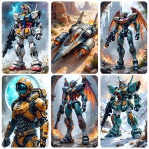 Robots and Mechas Pages 2 (6)