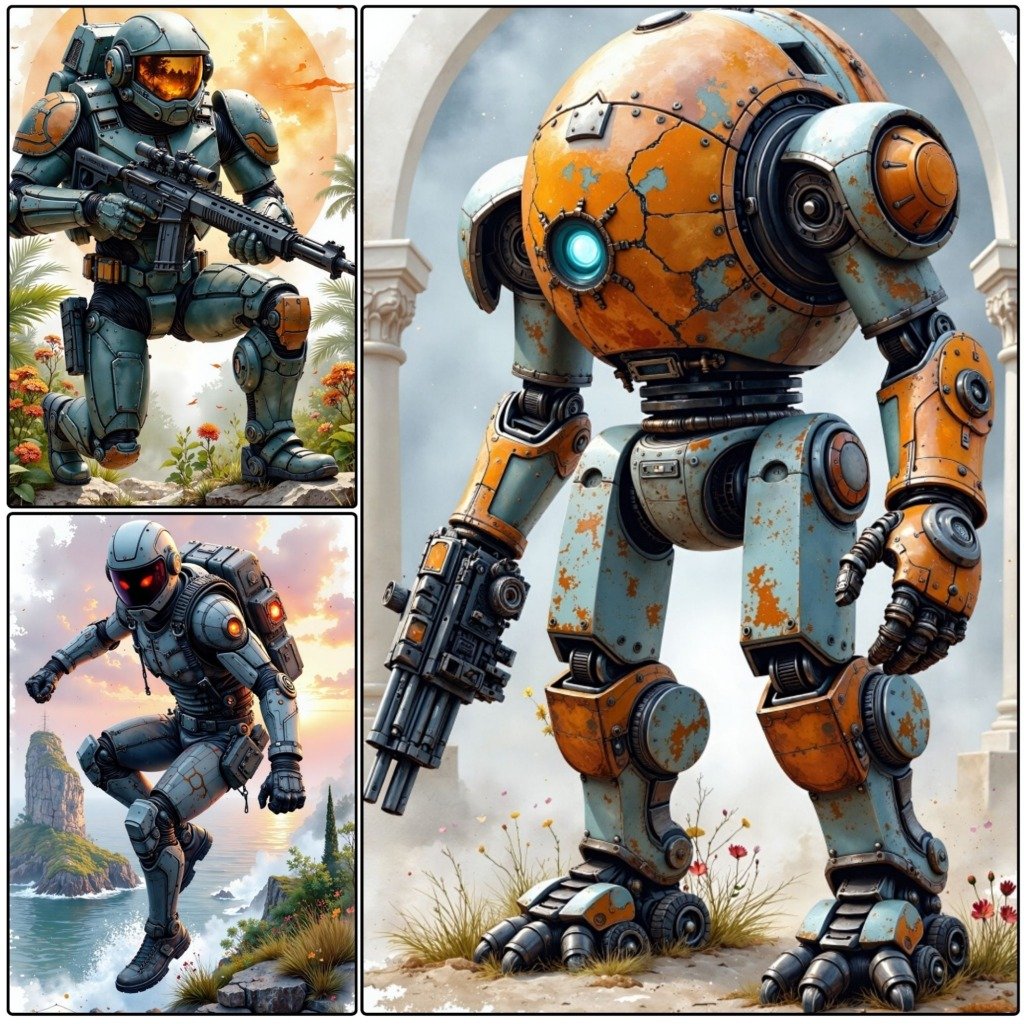 Robots and Mechas Pages 2 (7)