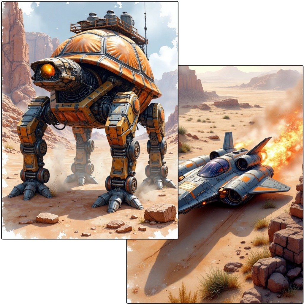 Robots and Mechas Pages 2 (8)