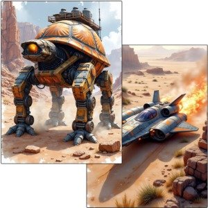 Robots and Mechas Pages 2 (8)