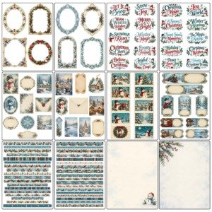 Snowman Junk Journal Kit (3)