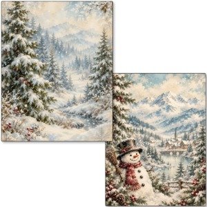Snowman Junk Journal Kit (5)