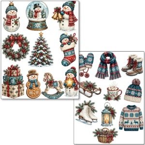 Snowman Junk Journal Kit (7)