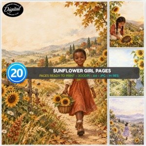 Sunflower Girl Pages (1)