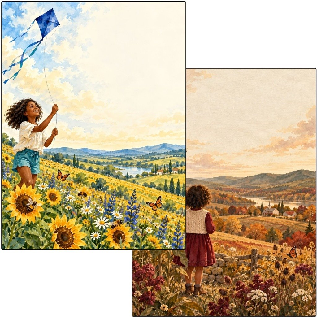 Sunflower Girl Pages (5)