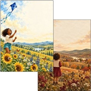 Sunflower Girl Pages (5)