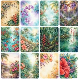 Tropical Flowers Pages (2)