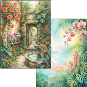 Tropical Flowers Pages (6)