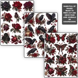 Victorian Gothic Roses Sheets (4)