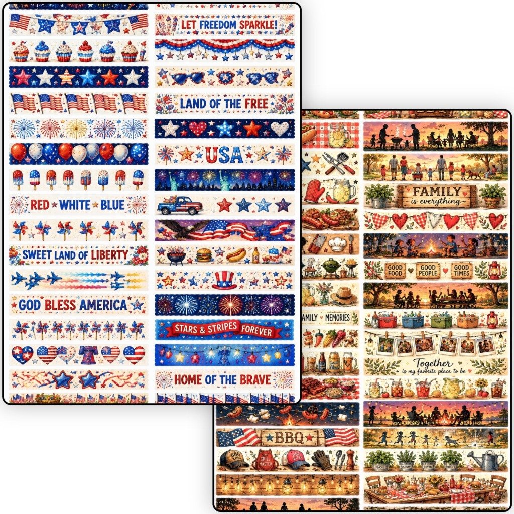 Washi Tapes Variety 2 (5)