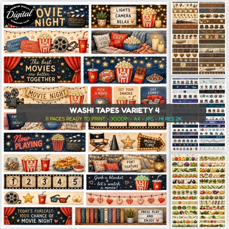 Washi Tapes Variety 4 (1)