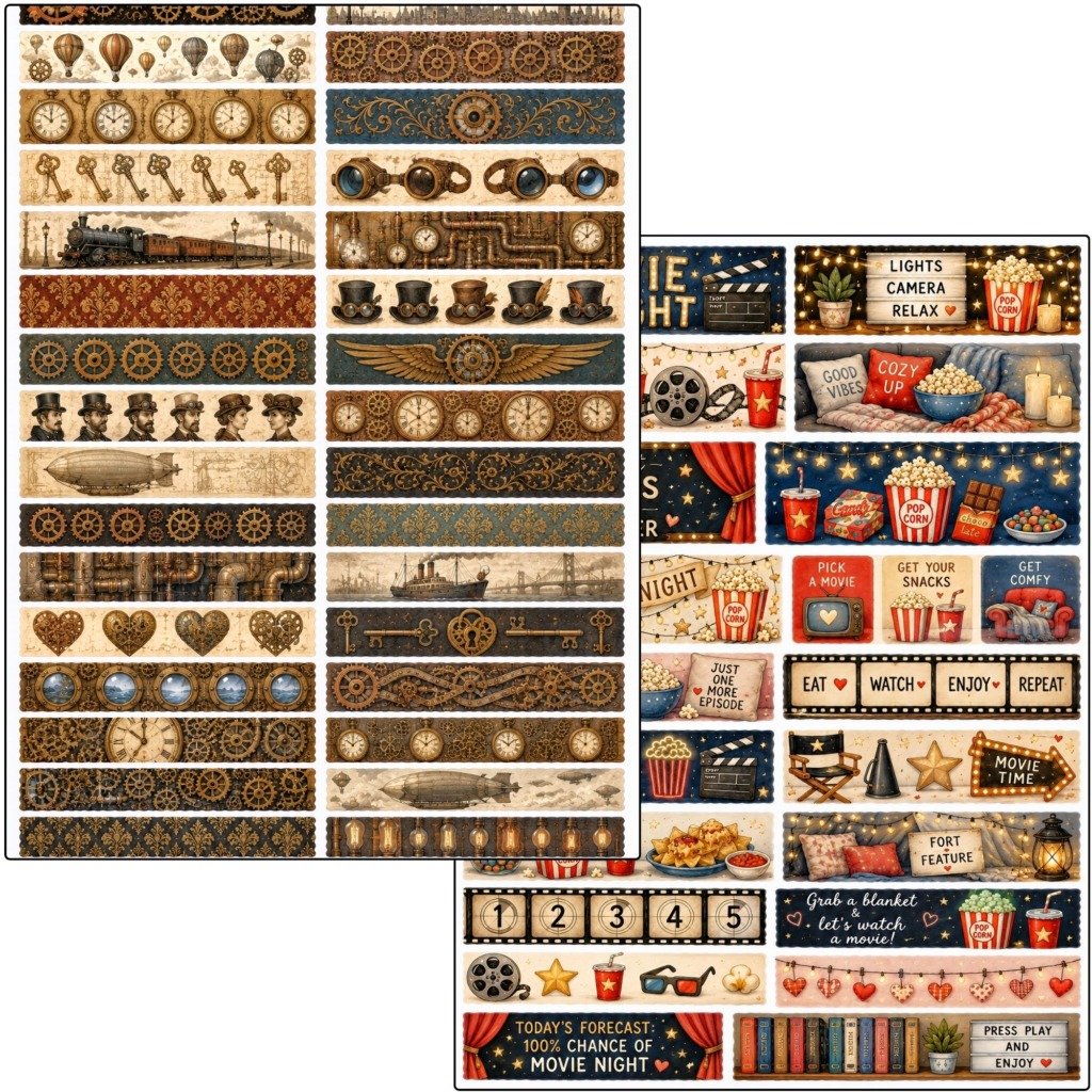 Washi Tapes Variety 4 (4)