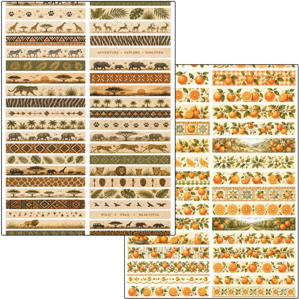 Washi Tapes Variety 5 (5)