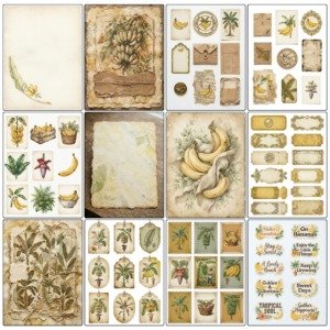banana junk journal kit (2)