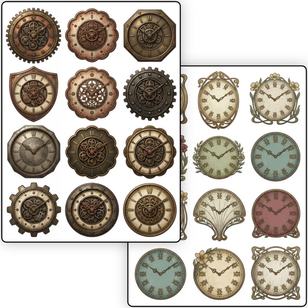 clock faces fussy cuts (7)