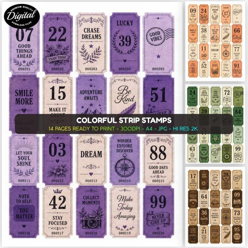 colorful strip stamps (1)